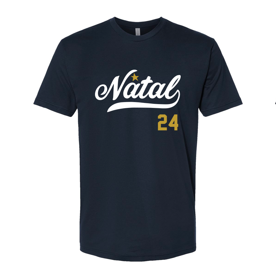 T-Shirt Azul Oscuro "Natal 24"